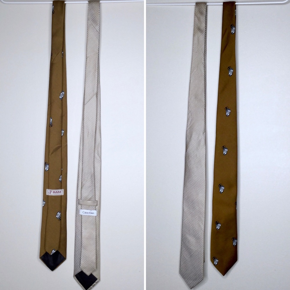 🛑3/$15 Ram Tie Makers & Calvin Klein Ties Set